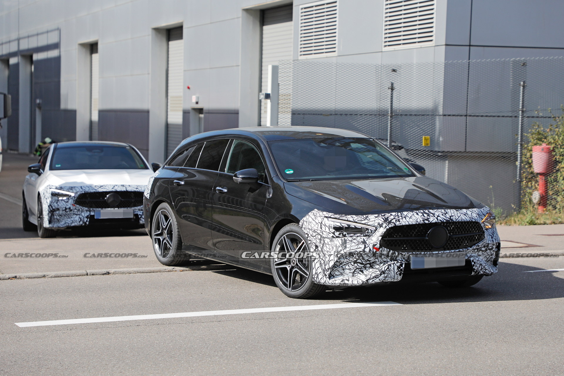 Mercedes-Benz CLA Facelift Spied In Sedan And Shooting Brake Form