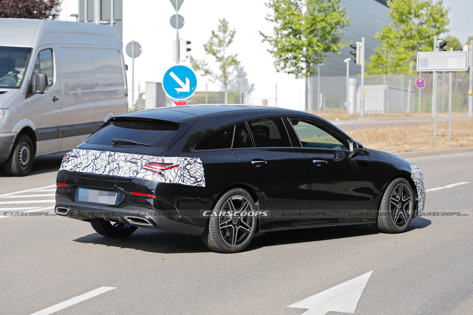Mercedes-Benz CLA Facelift Spied In Sedan And Shooting Brake Form