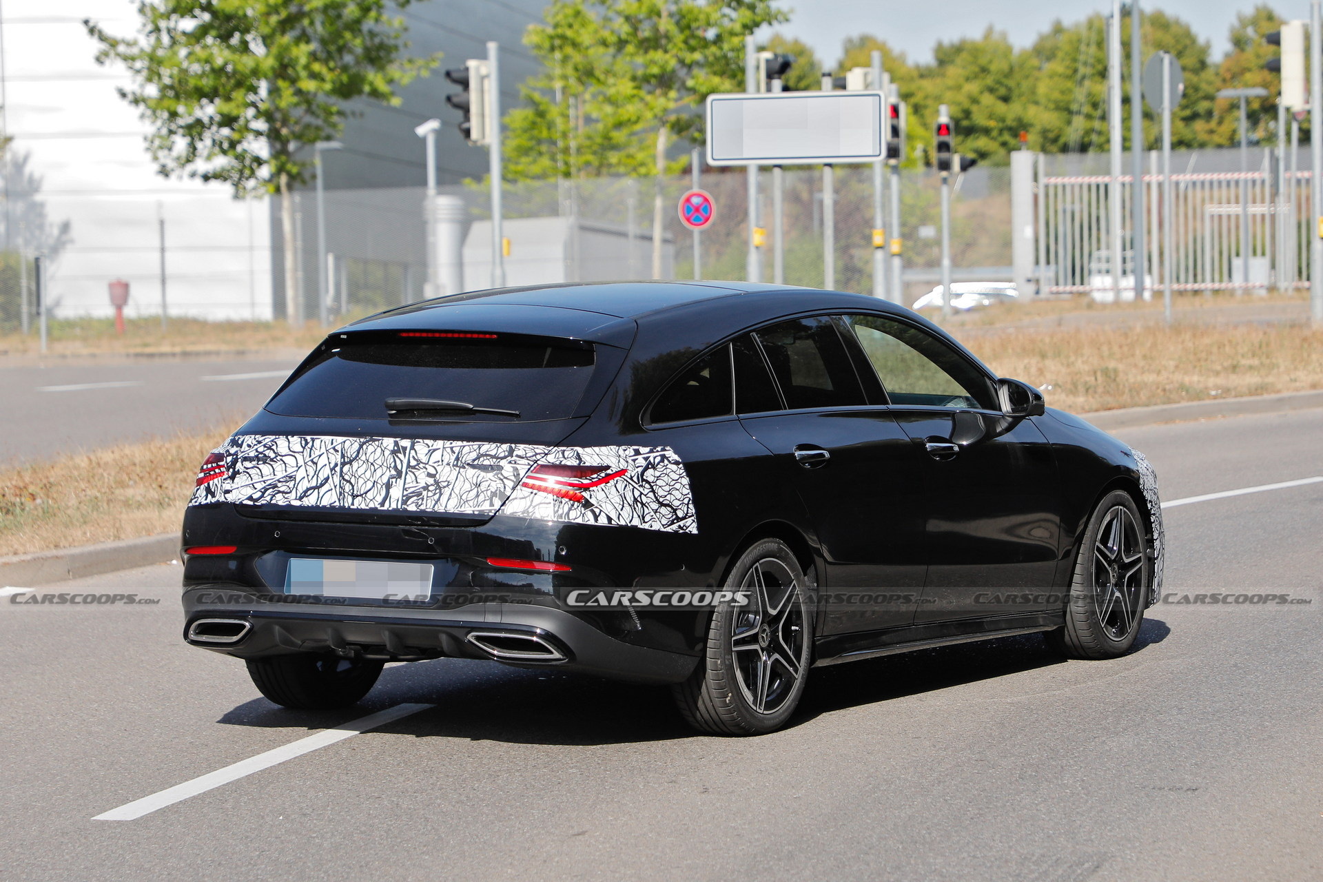 Mercedes-Benz CLA Facelift Spied In Sedan And Shooting Brake Form