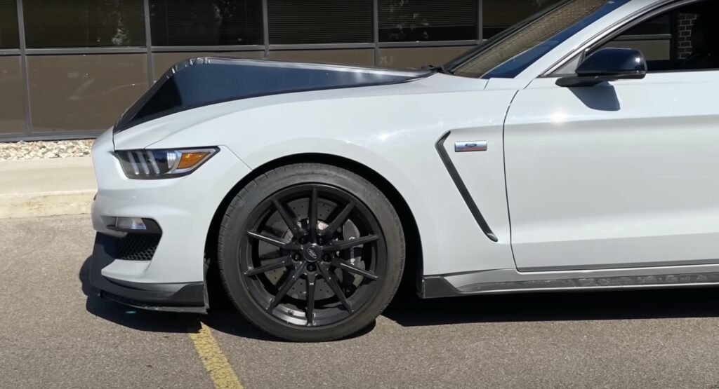  Mystery Solved: Prototype Mustang’s Huge Hood Bulge Is Hiding Ford’s Manual Transmission 7.3 Godzilla Crate V8