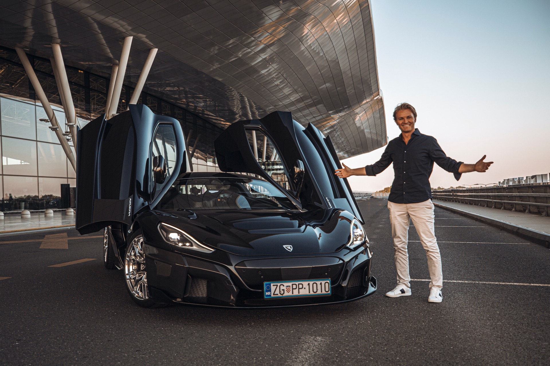 Nico Rosberg Takes Delivery Of The First Retail Rimac Nevera