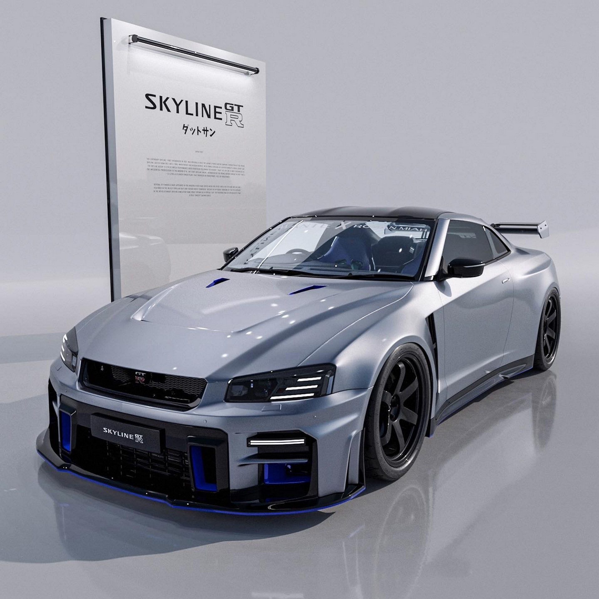 Next-Gen Nissan GT-R Envisioned By Independent Designer With R34 And R35 Styling Cues