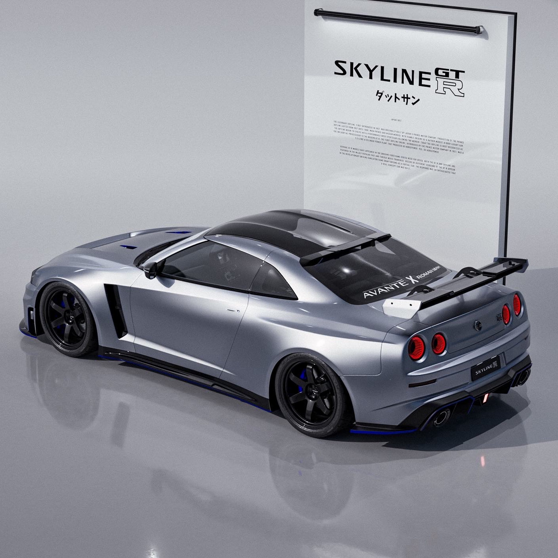 Next-Gen Nissan GT-R Envisioned By Independent Designer With R34 And R35 Styling Cues