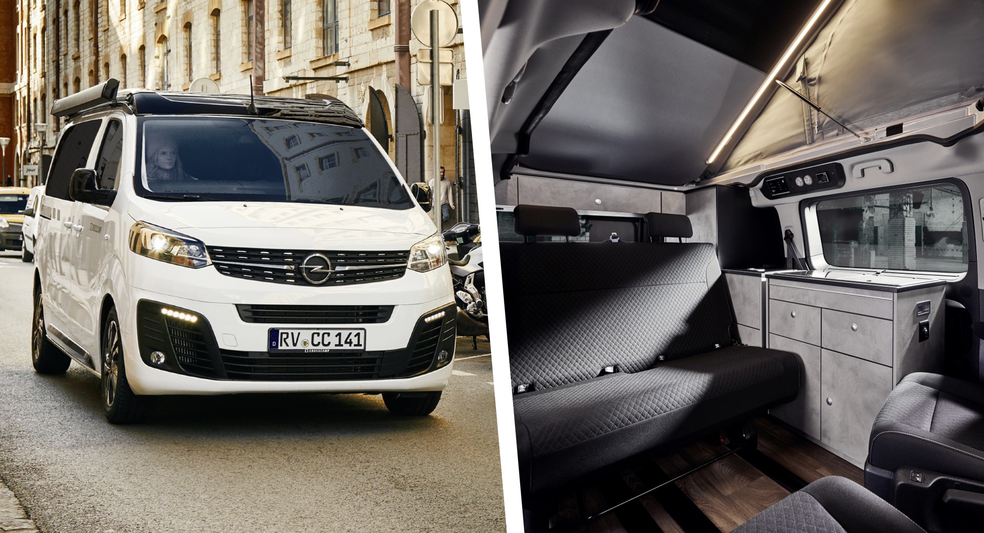 Opel Zafira-e Life Crosscamp Flex Is An EV Camper With A 200-Mile