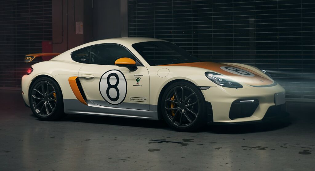  This One-Off Porsche 718 Cayman GT4 Is A Tribute To The 906 Racecar