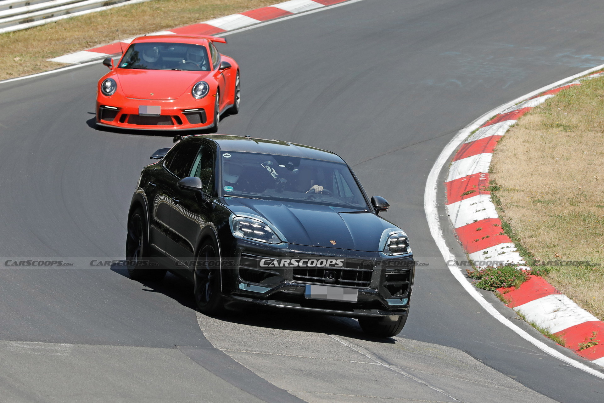 Porsche Cayenne Turbo GT Facelift Spied, Looks Ready To Conquer The Track