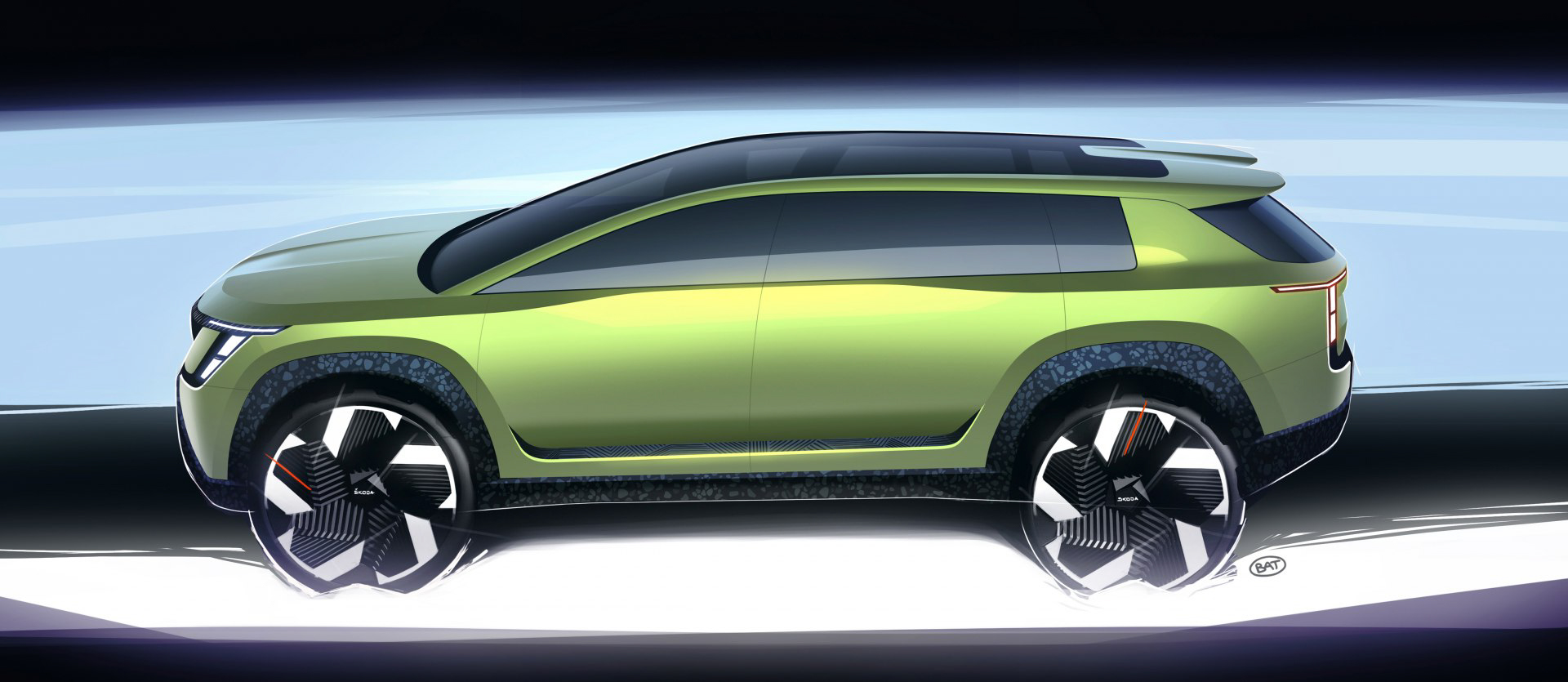 Skoda Vision 7S Concept Previews Electric Kodiaq Replacement With 370-Mile Range