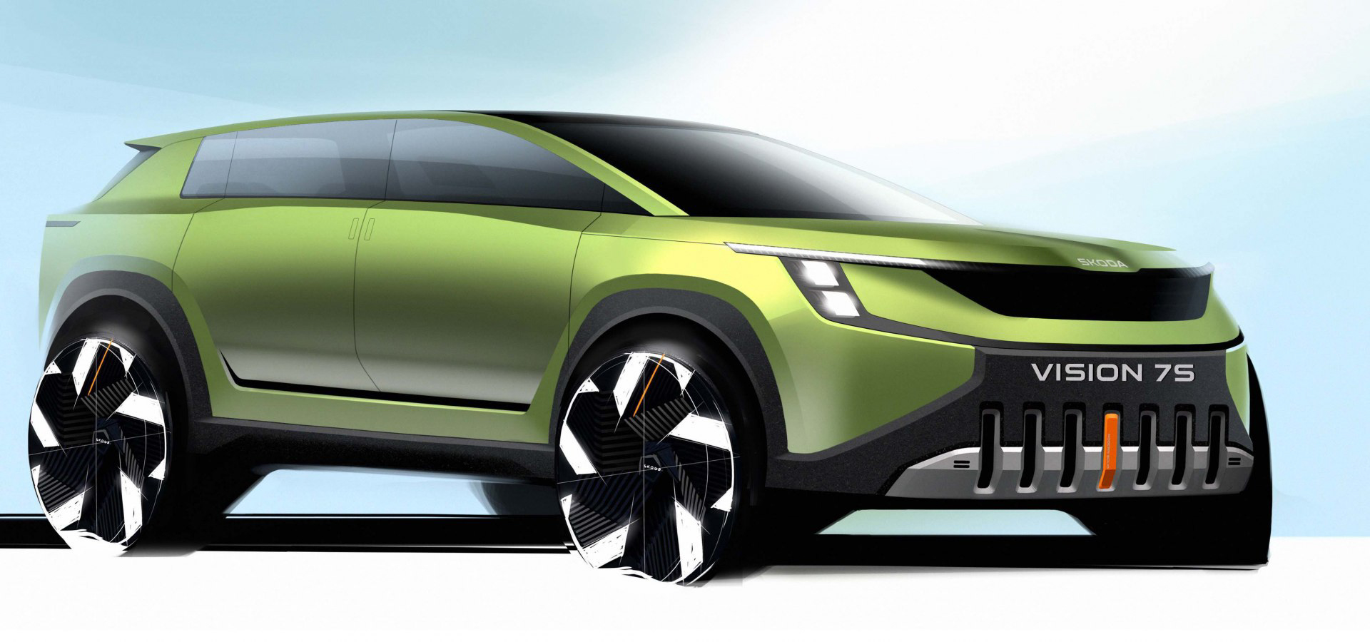 Skoda Vision 7S Concept Previews Electric Kodiaq Replacement With 370-Mile Range