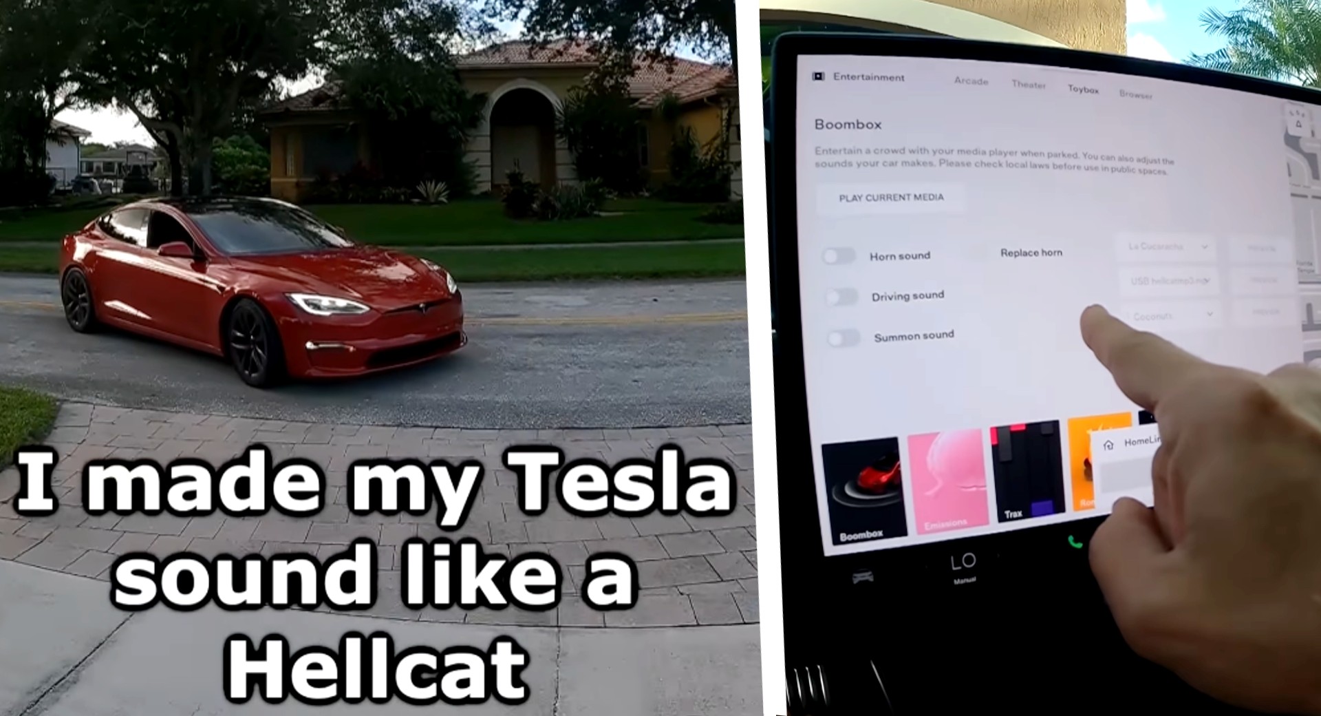 Tesla Model S Plaid Made To Sound Like An Idling Hellcat | Carscoops