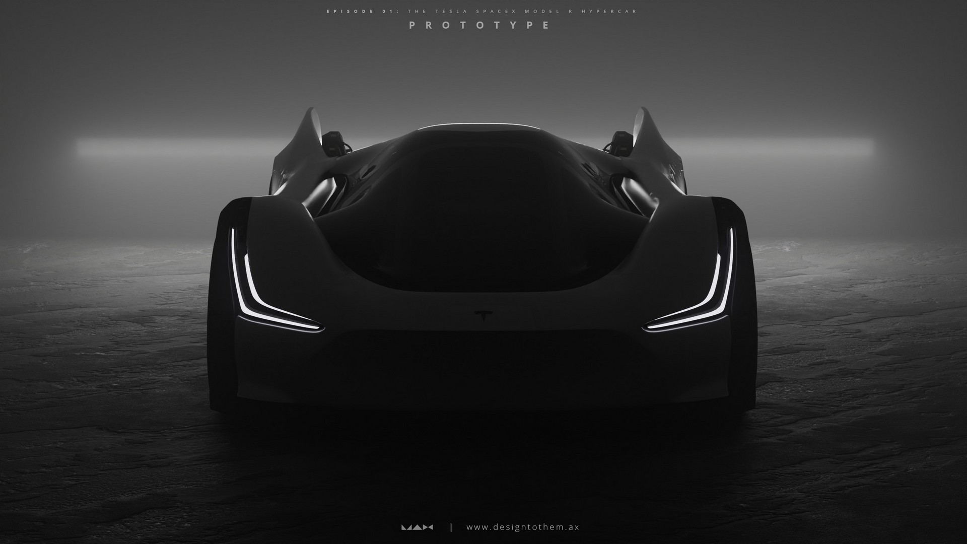 Tesla SpaceX Model R Imagined As A 2,950 HP Hypercar With Rocket Boosters