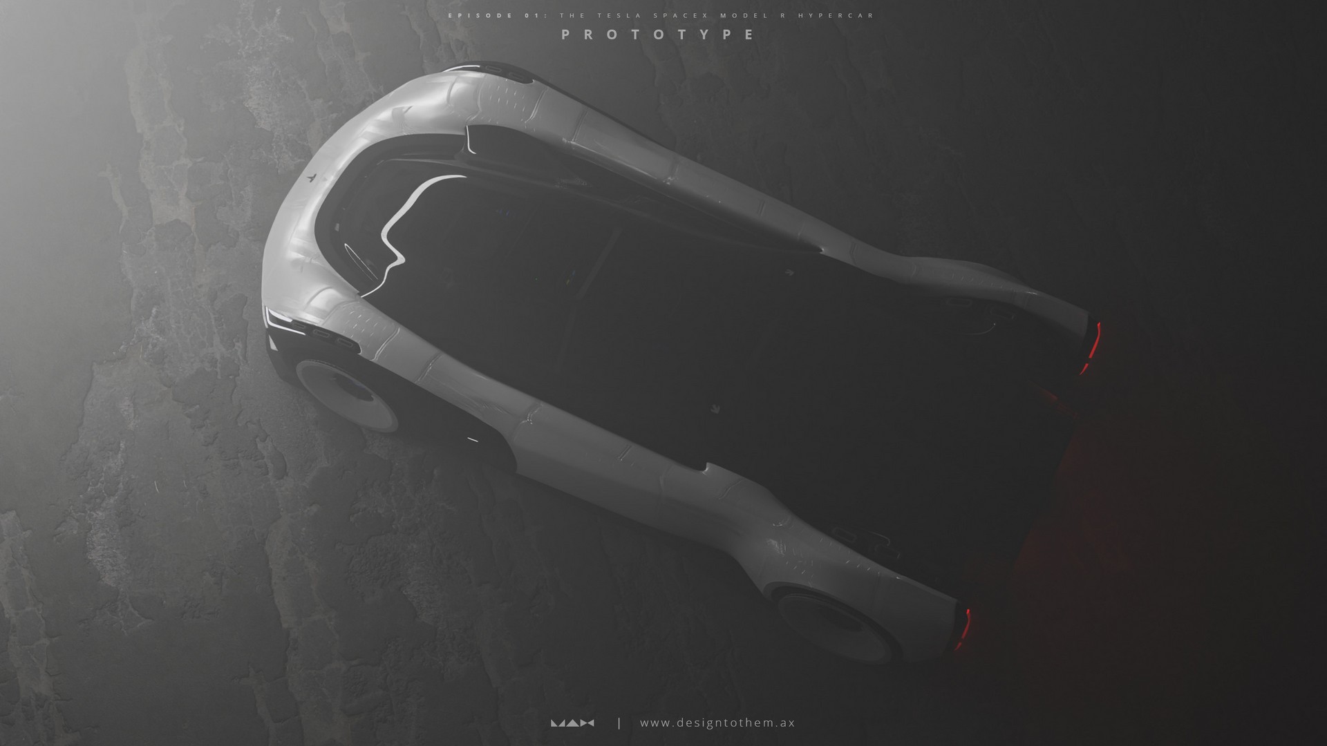 Tesla SpaceX Model R Imagined As A 2,950 HP Hypercar With Rocket Boosters