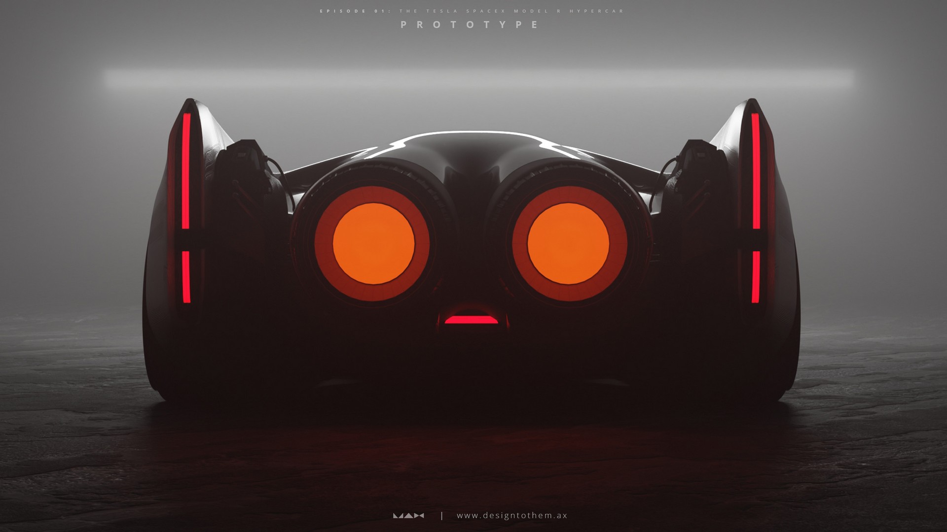 Tesla SpaceX Model R Imagined As A 2,950 HP Hypercar With Rocket Boosters