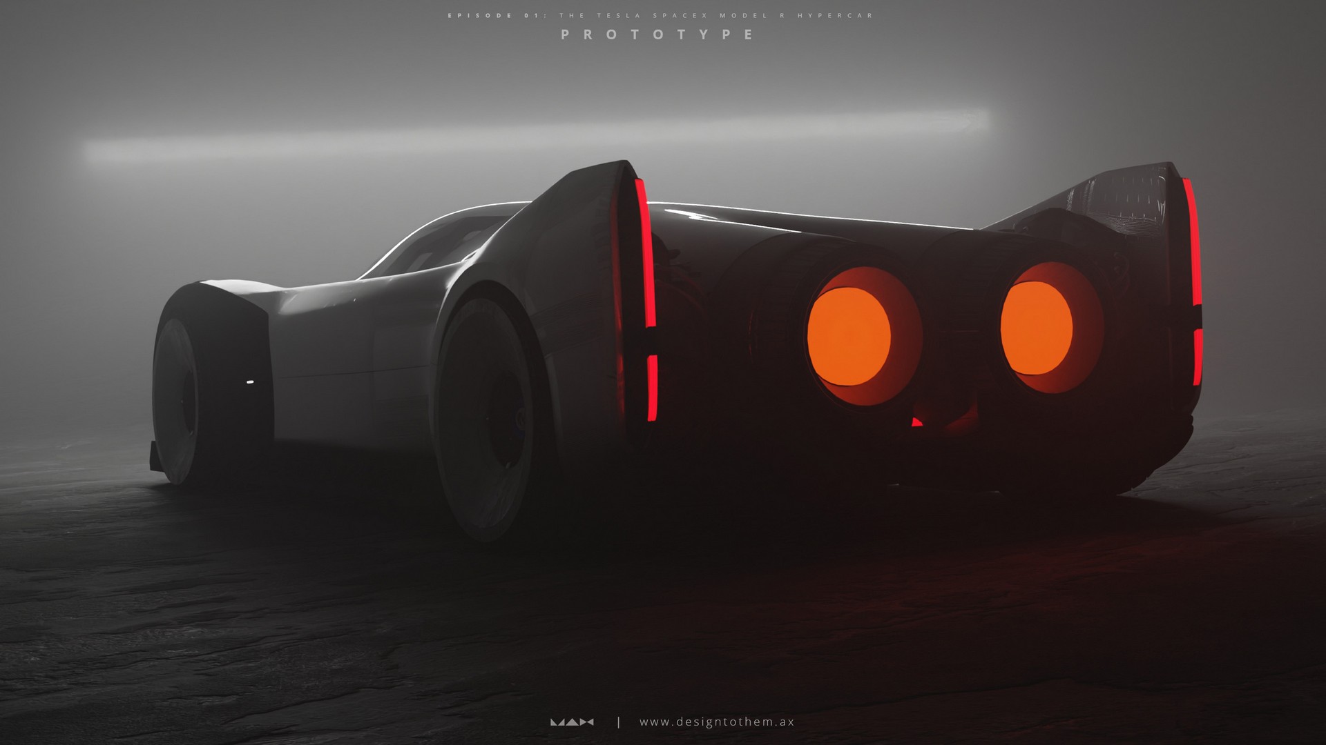 Tesla SpaceX Model R Imagined As A 2,950 HP Hypercar With Rocket Boosters