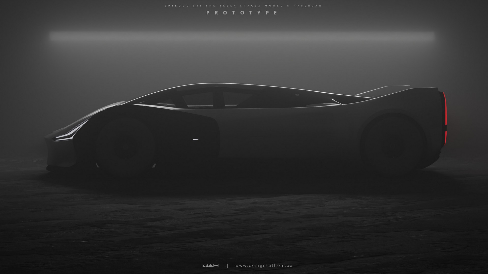 Tesla SpaceX Model R Imagined As A 2,950 HP Hypercar With Rocket Boosters