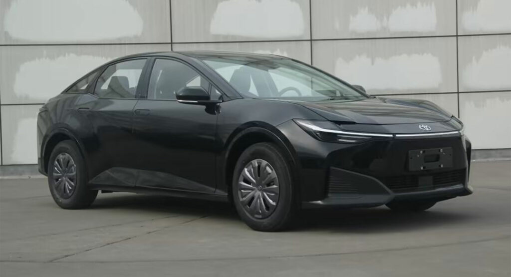  Production-Spec 2023 Toyota bZ3 Electric Sedan Surfaces Early In China