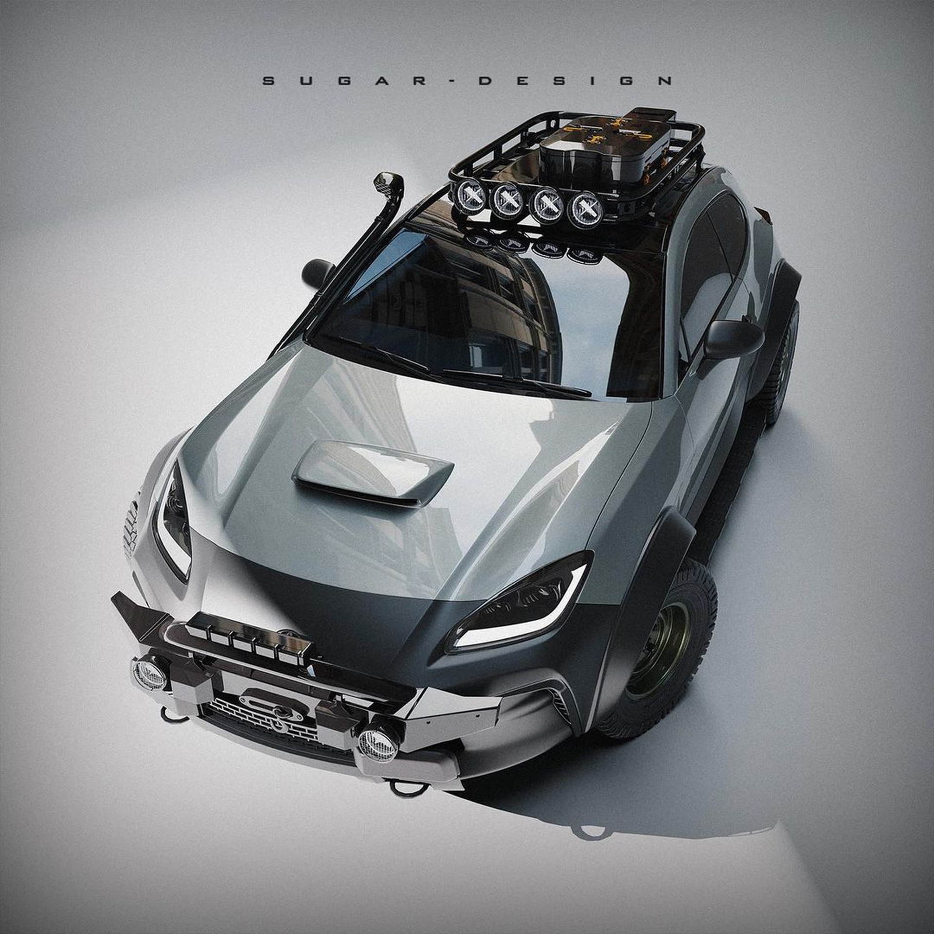 Someone Should Build This Fictional Toyota GR86 Shooting Brake Off-Roader