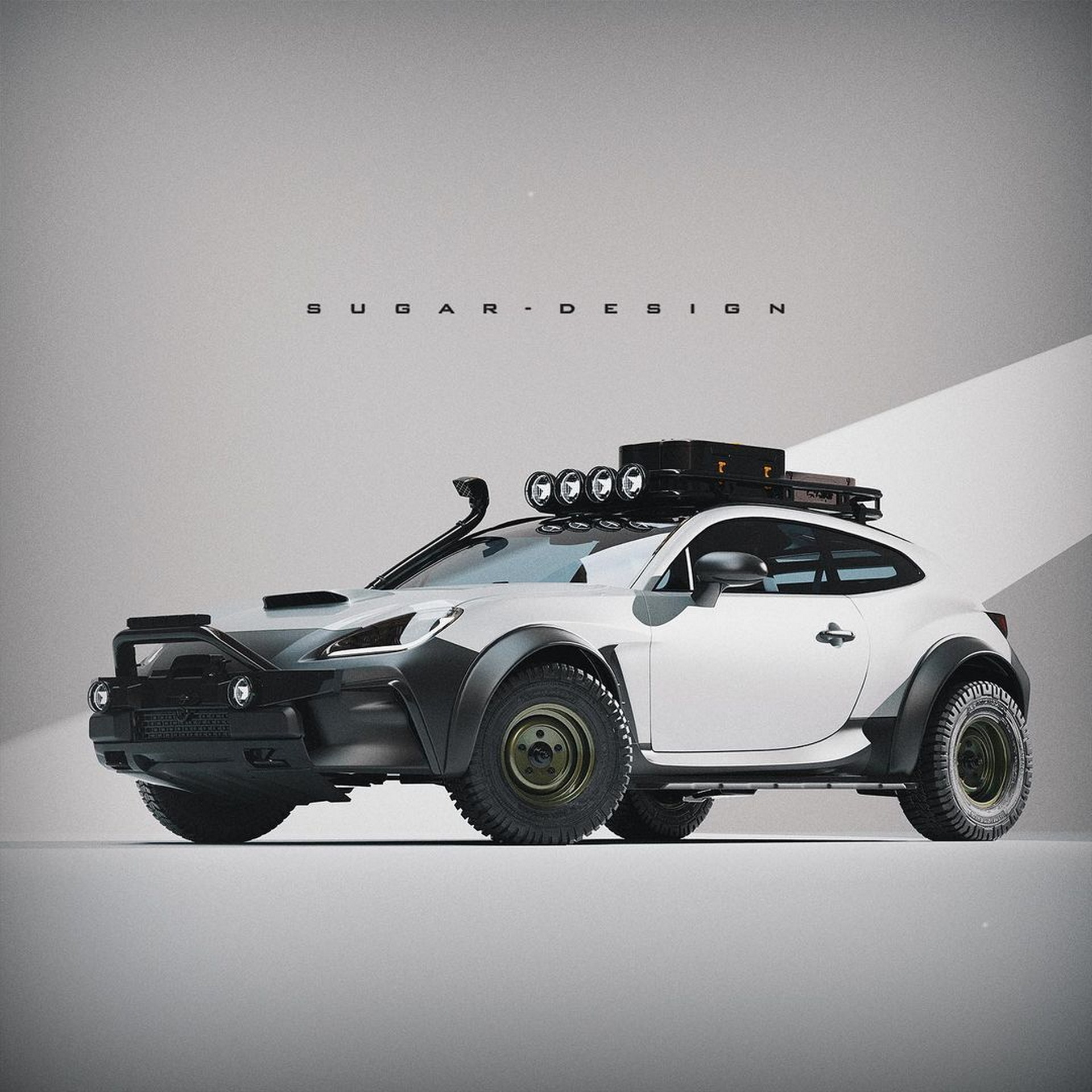 Someone Should Build This Fictional Toyota GR86 Shooting Brake Off-Roader