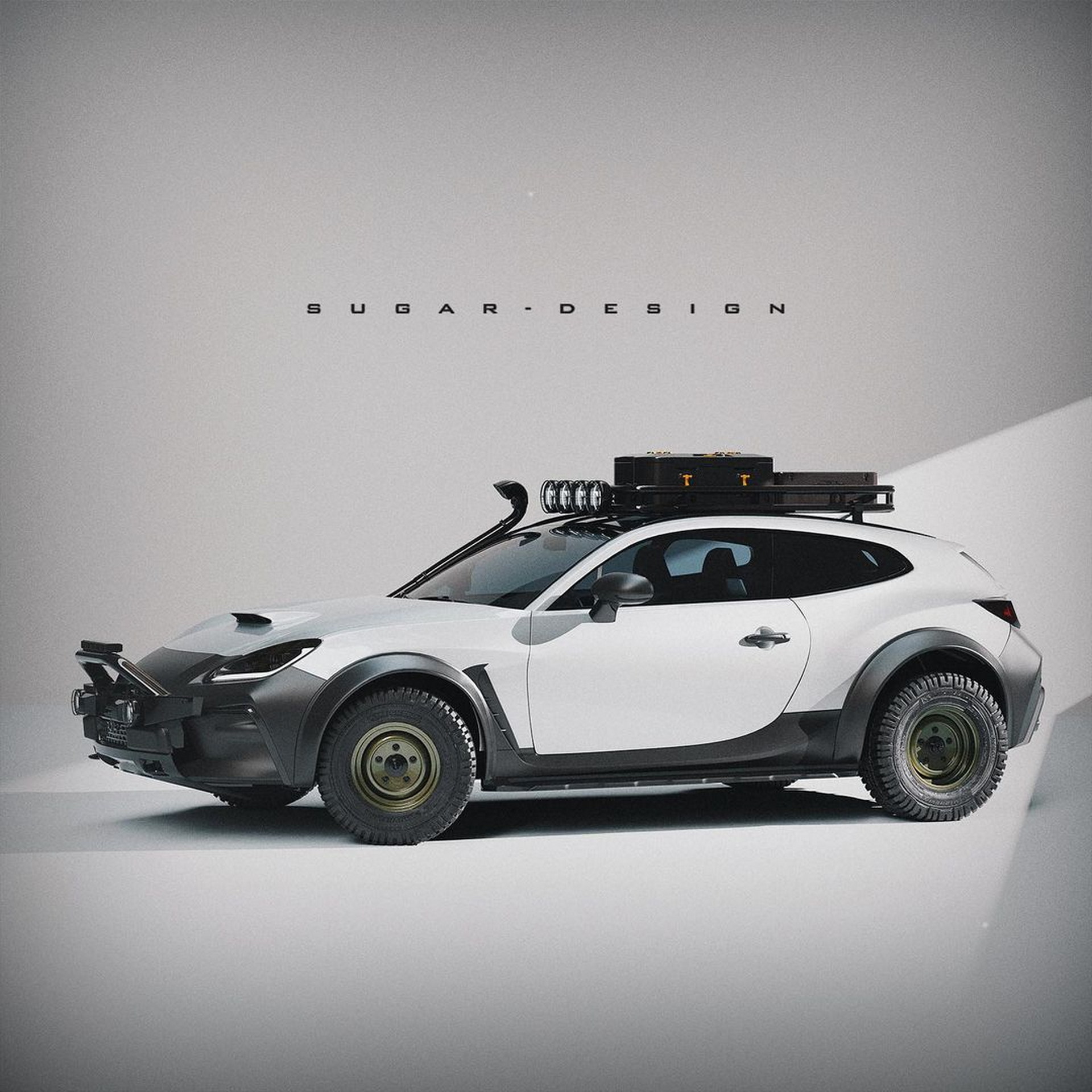 Someone Should Build This Fictional Toyota GR86 Shooting Brake Off-Roader
