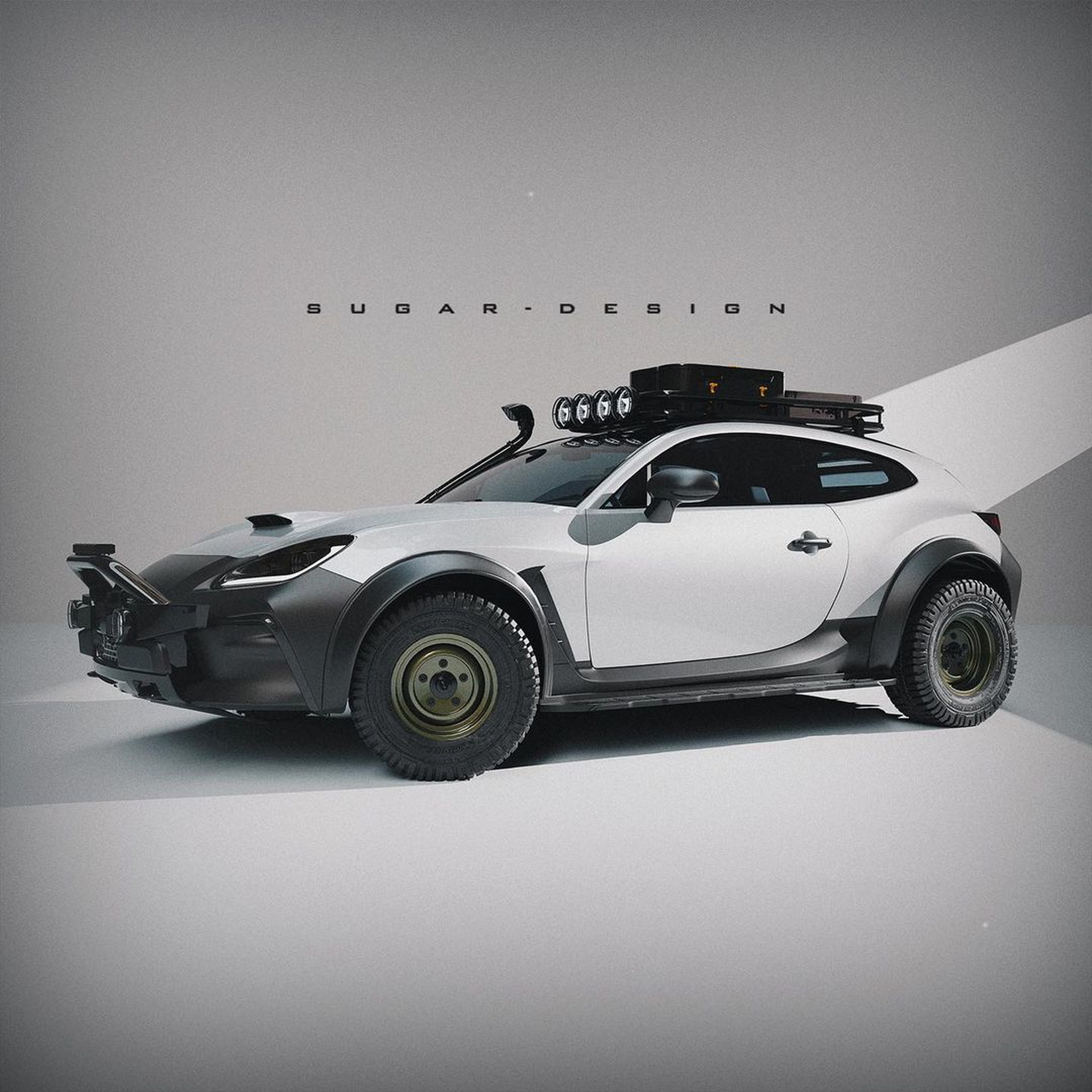 Someone Should Build This Fictional Toyota GR86 Shooting Brake Off-Roader