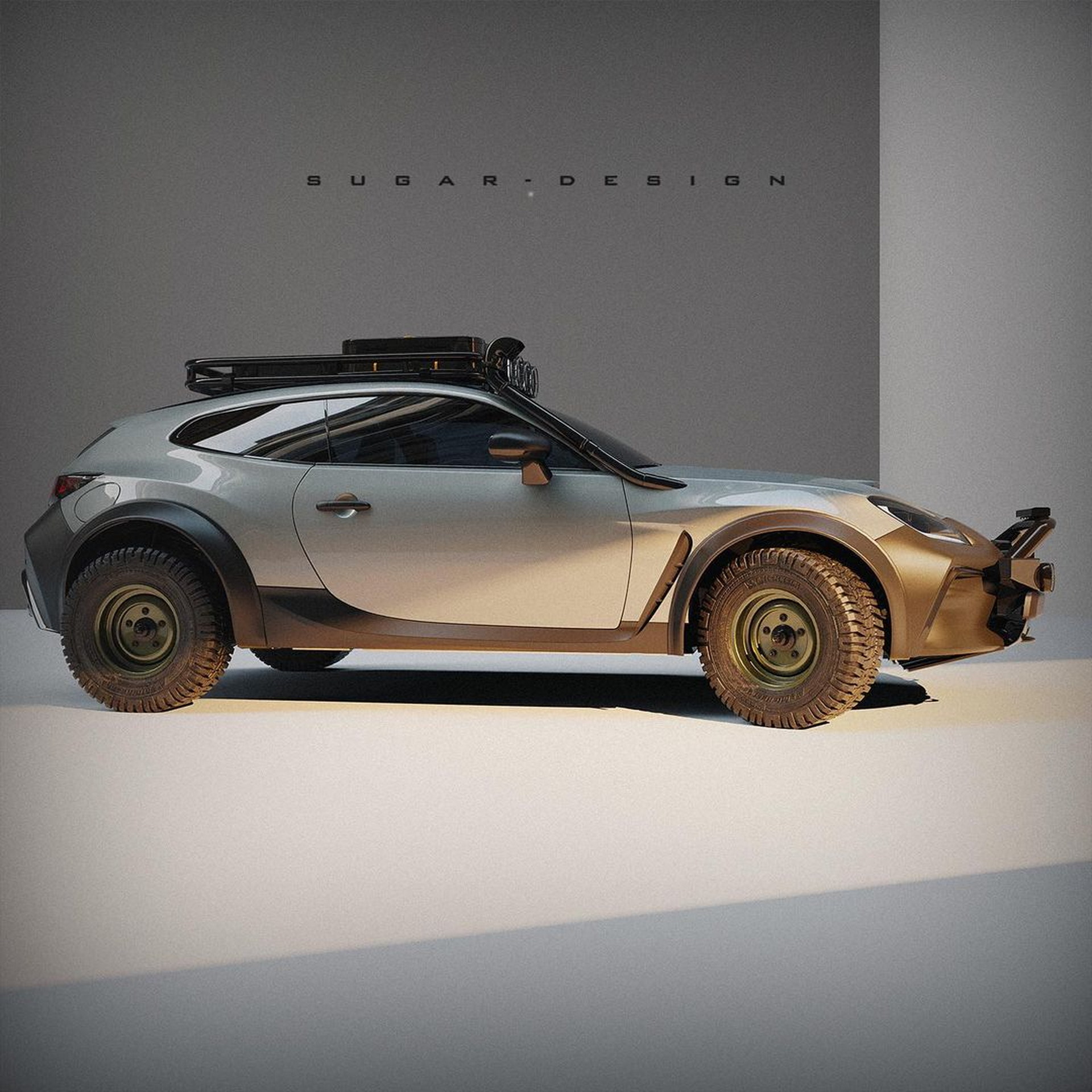 Someone Should Build This Fictional Toyota GR86 Shooting Brake Off-Roader