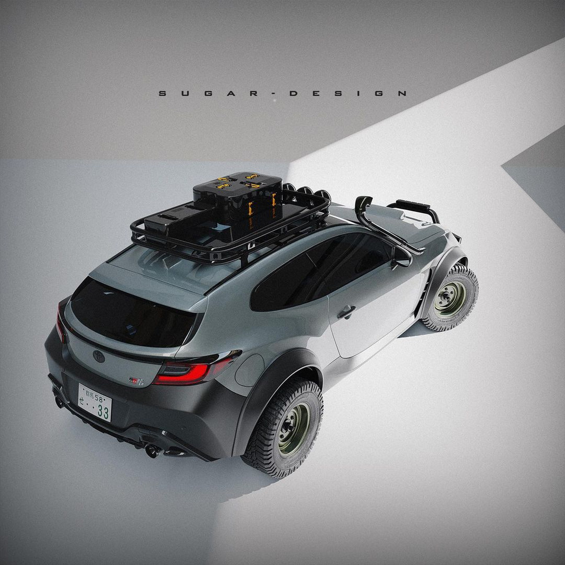 Someone Should Build This Fictional Toyota GR86 Shooting Brake Off-Roader
