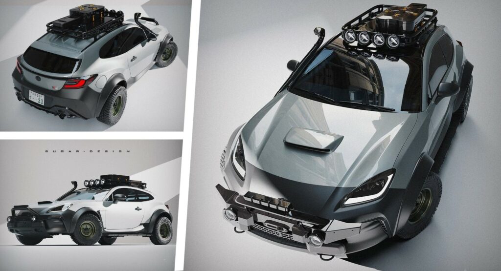  Someone Should Build This Fictional Toyota GR86 Shooting Brake Off-Roader