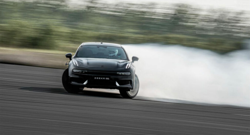 Electric Zeekr 001 Breaks World Record With A Drift At 129 MPH