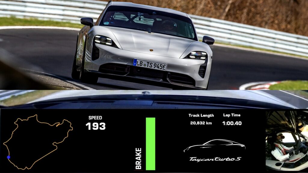  Porsche Taycan Turbo S Storms Nürburgring In 7:33, Beats Tesla Model S Plaid By 2 Sec Setting New EV Record