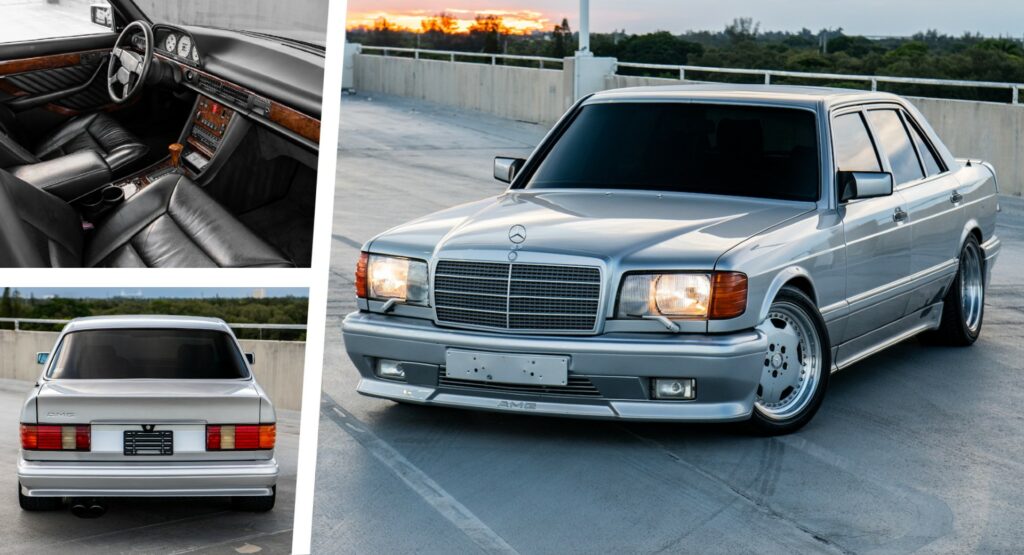  This AMG-Tuned 1991 Mercedes-Benz S-Class Is The Granddaddy Of The Modern S63