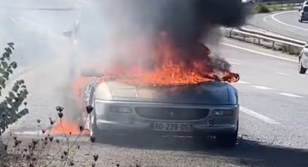  Ferrari F355 Burns To The Ground During Potential Buyer’s Test Drive