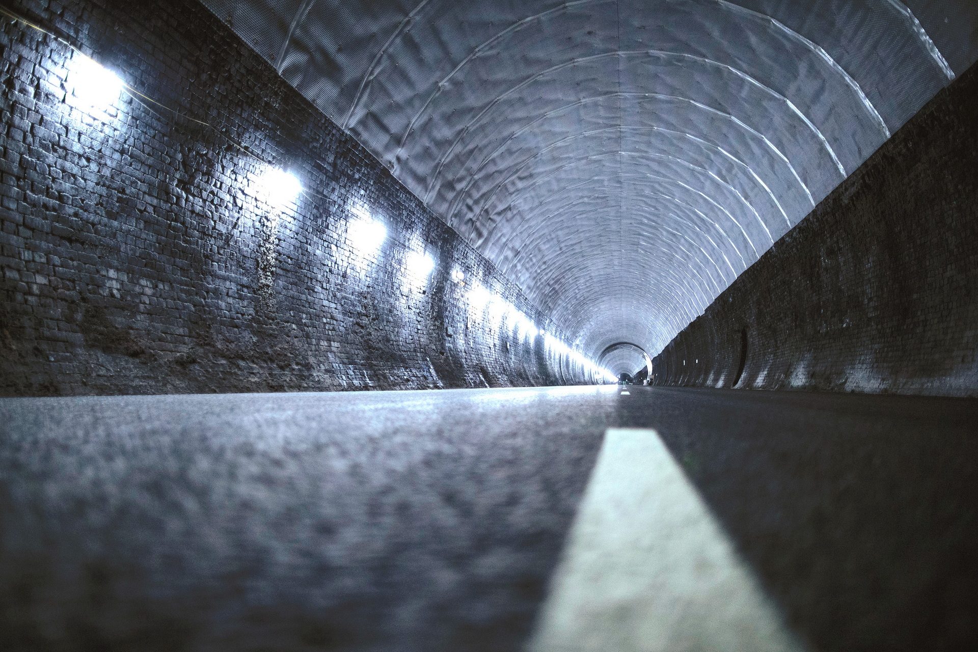 Watch A Mazda Racecar Run At 120 MPH Down A Victorian Tunnel Designed For Steam Trains