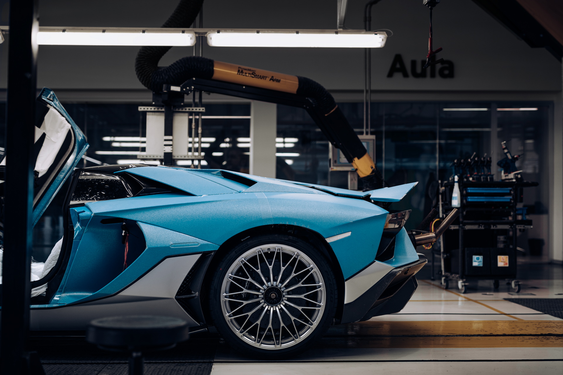 The Final Lamborghini Aventador Rolls Off The Line After 11,465 Units Marking The End Of The N.A. V12 Era