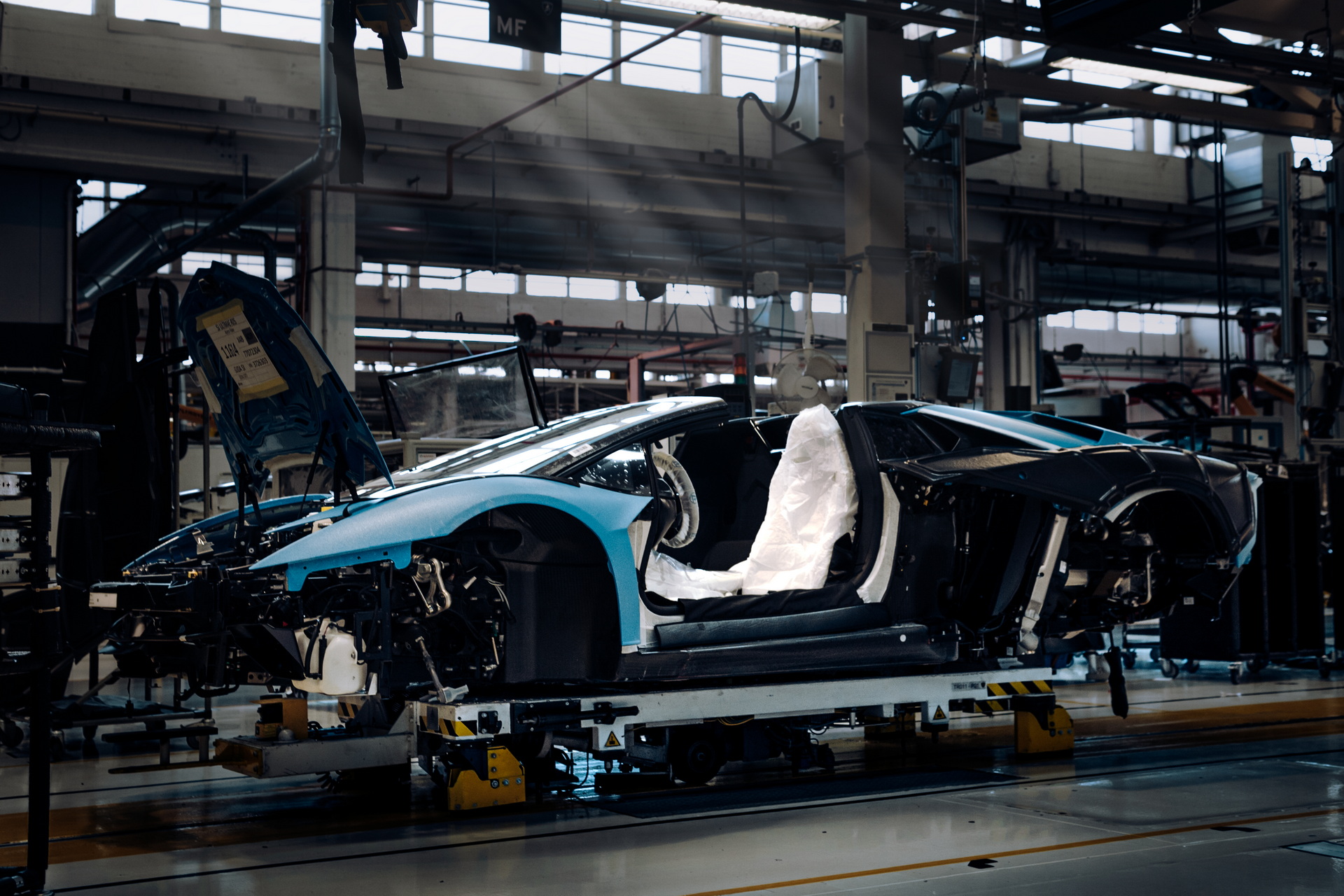 The Final Lamborghini Aventador Rolls Off The Line After 11,465 Units Marking The End Of The N.A. V12 Era