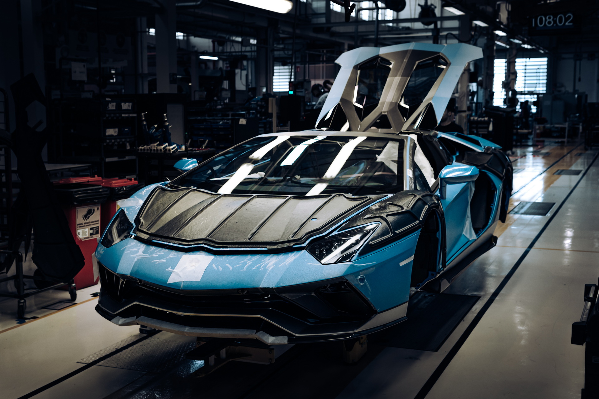 The Final Lamborghini Aventador Rolls Off The Line After 11,465 Units Marking The End Of The N.A. V12 Era