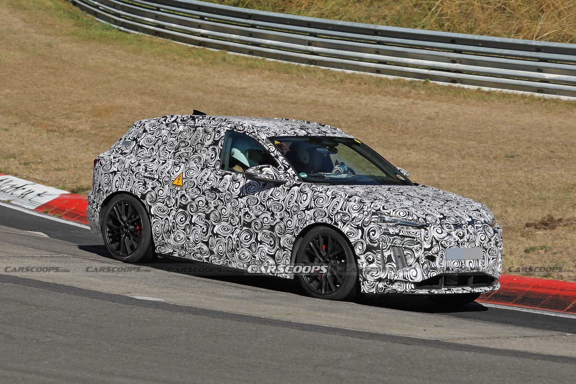 2024 Audi RS Q6 E-Tron Brings Its 600-HP Electric Game To The Nürburgring