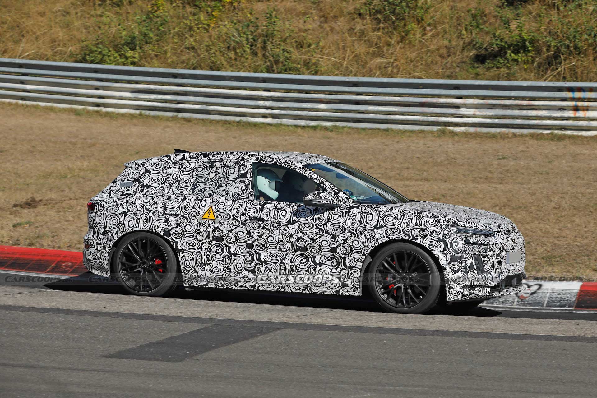 2024 Audi RS Q6 E-Tron Brings Its 600-HP Electric Game To The Nürburgring