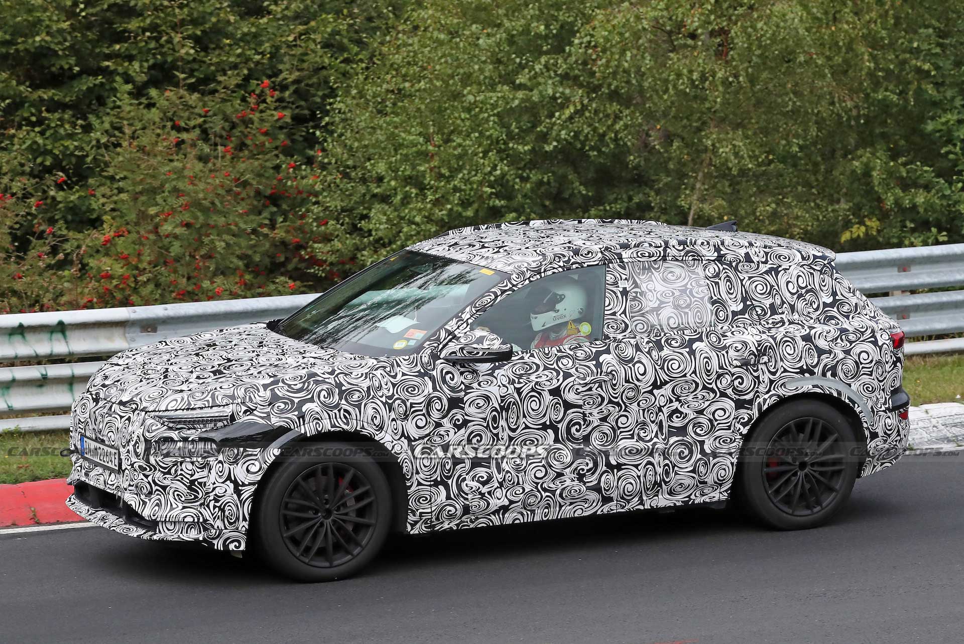 2024 Audi RS Q6 E-Tron Brings Its 600-HP Electric Game To The Nürburgring