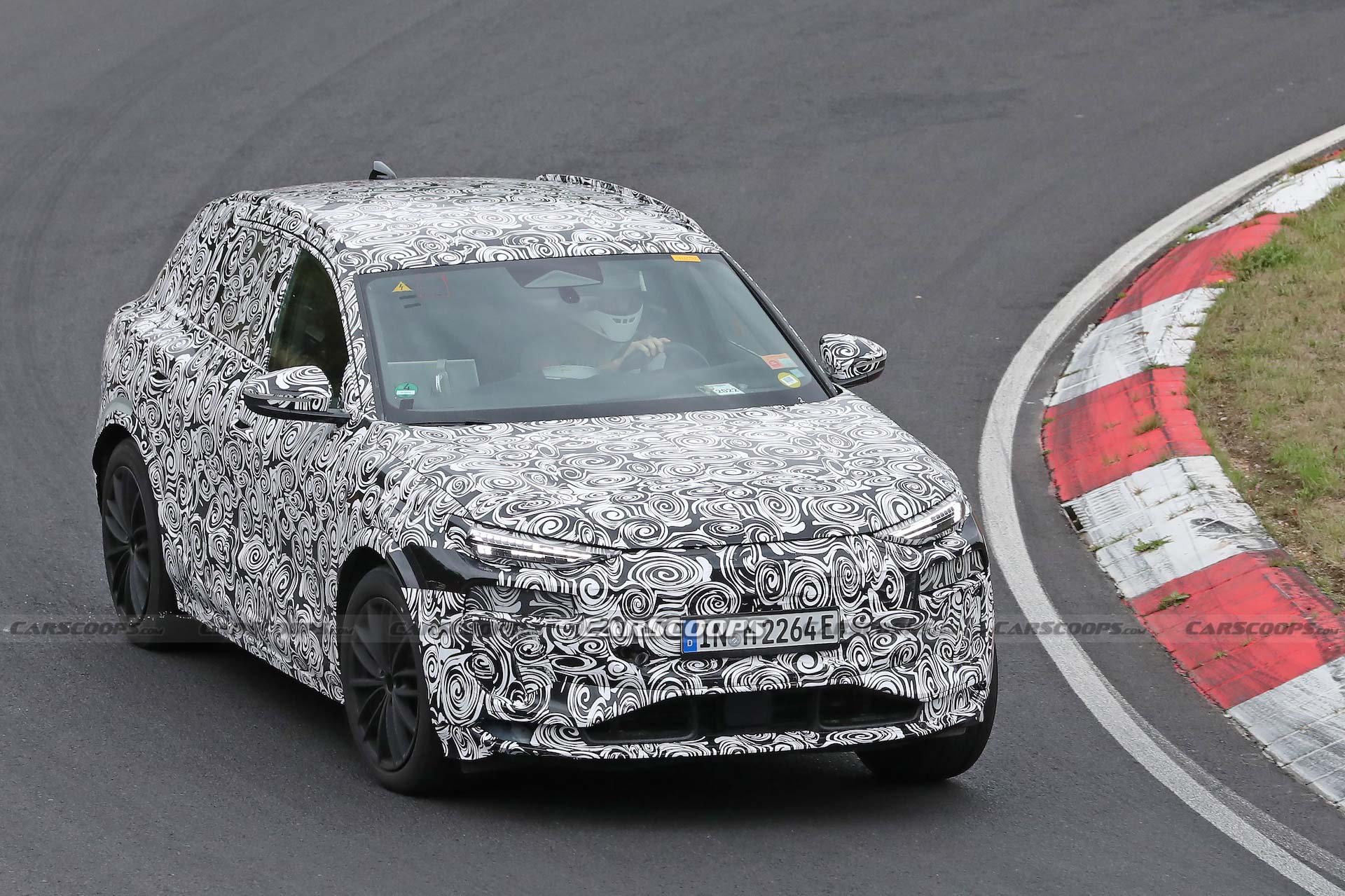 2024 Audi RS Q6 E-Tron Brings Its 600-HP Electric Game To The Nürburgring