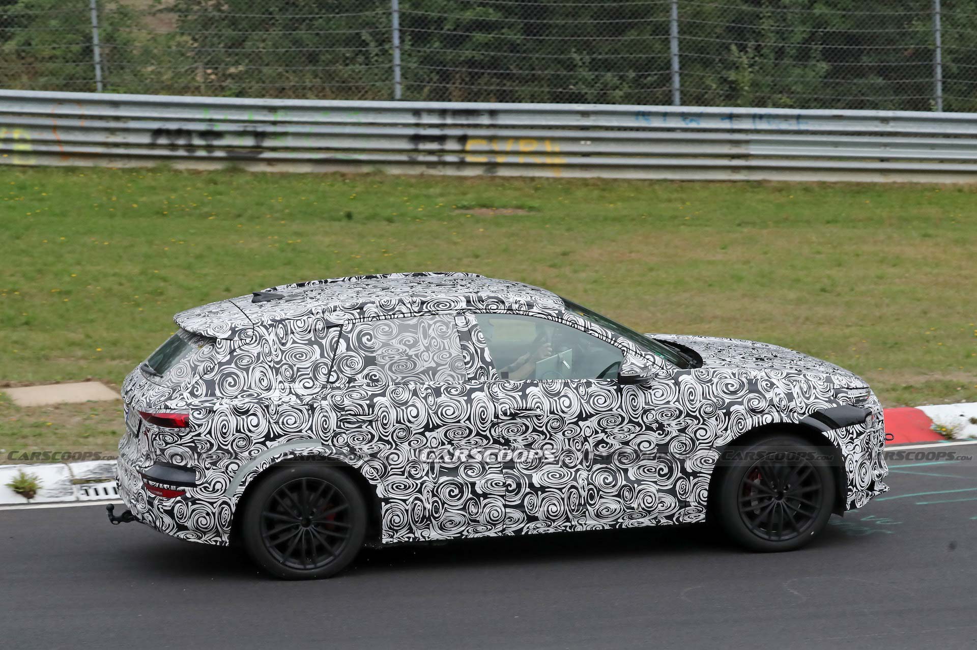 2024 Audi RS Q6 E-Tron Brings Its 600-HP Electric Game To The Nürburgring