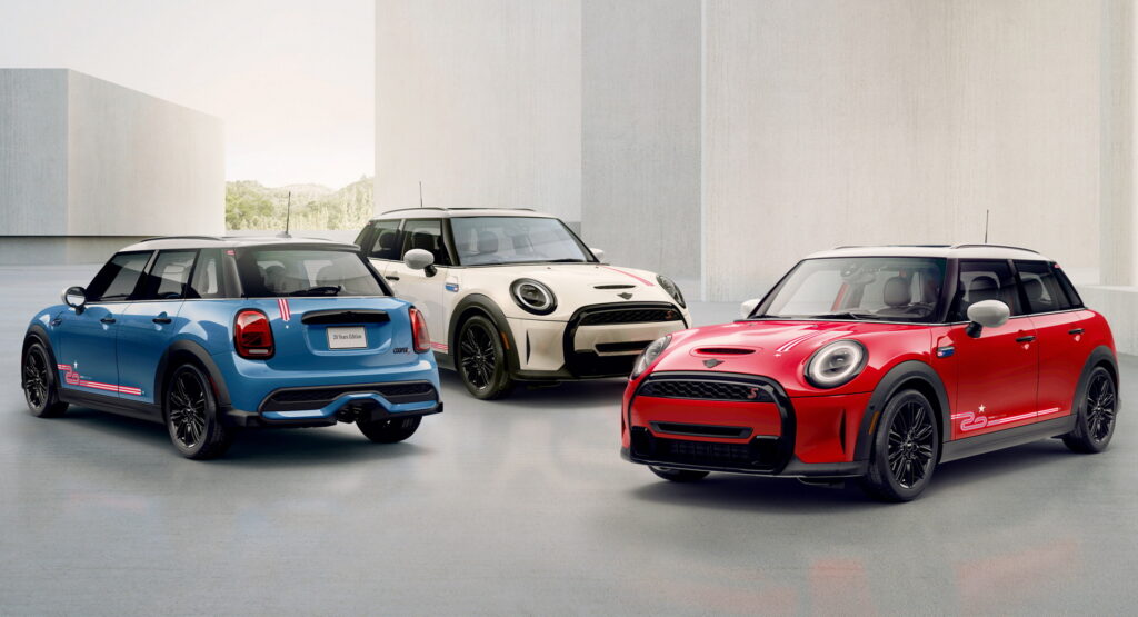  Mini Celebrates 20 Years In The U.S. With Special Red, White, And Blue Anniversary Editions