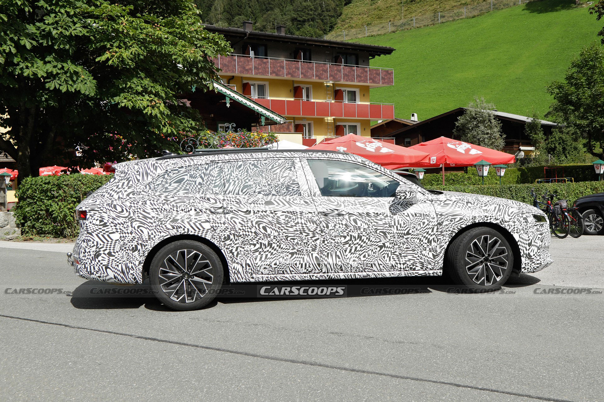 2023 Skoda Superb Combi Spied Looking Larger And More Assertive