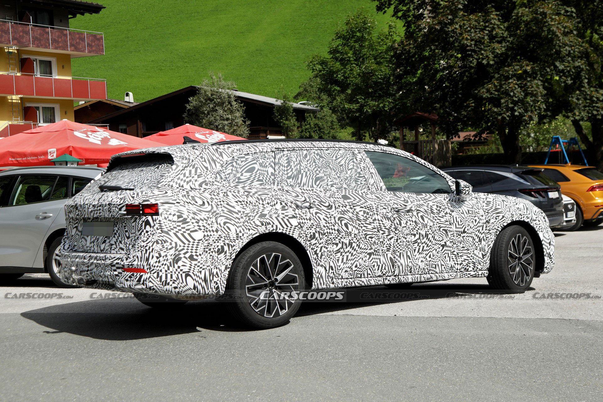 2023 Skoda Superb Combi Spied Looking Larger And More Assertive