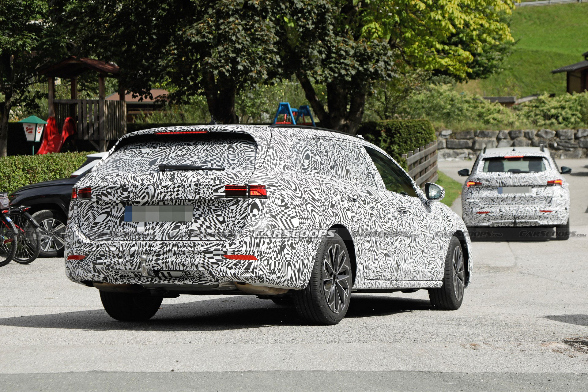 2023 Skoda Superb Combi Spied Looking Larger And More Assertive