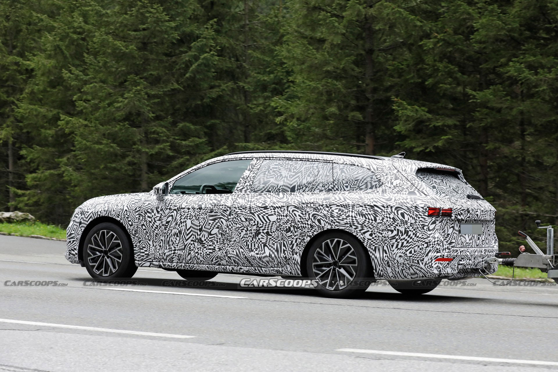 2023 Skoda Superb Combi Spied Looking Larger And More Assertive