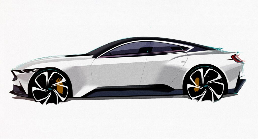  This Is An Official 2024 Ford Mustang Sedan Sketch And We Love It