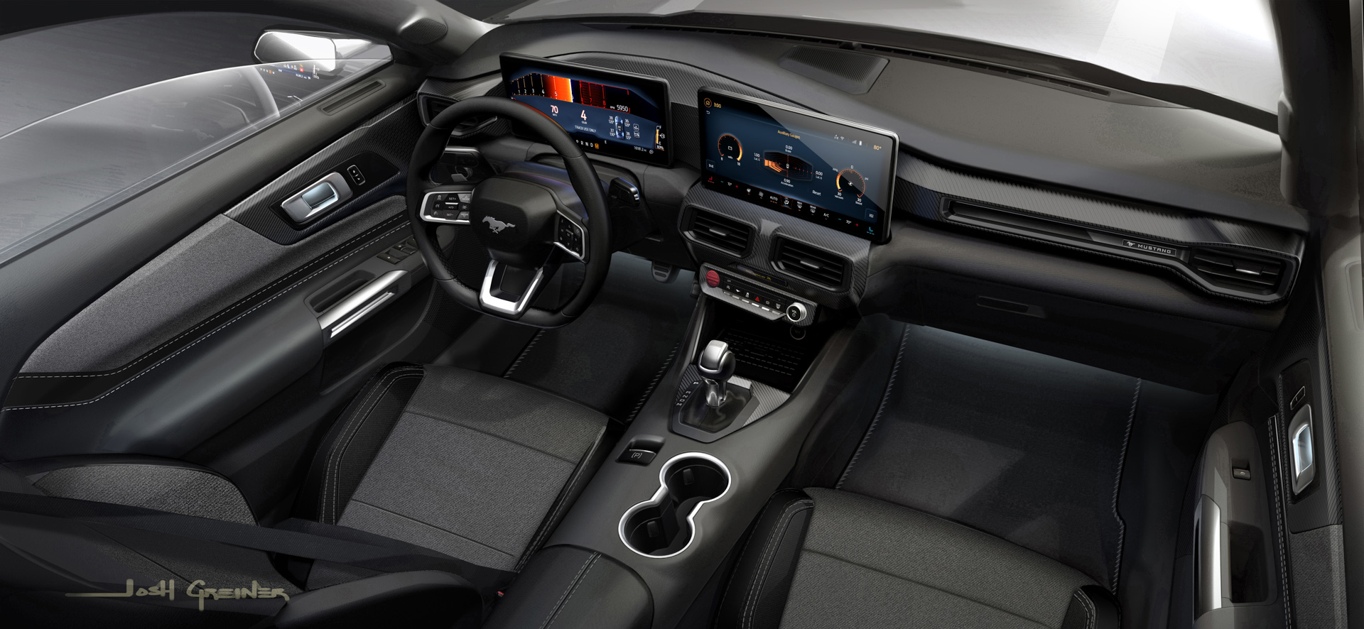 2024 Ford Mustang Lands With BMW-Style Digital Dash, Manual Box And A 5.0 V8 You Can Rev From The Keyfob