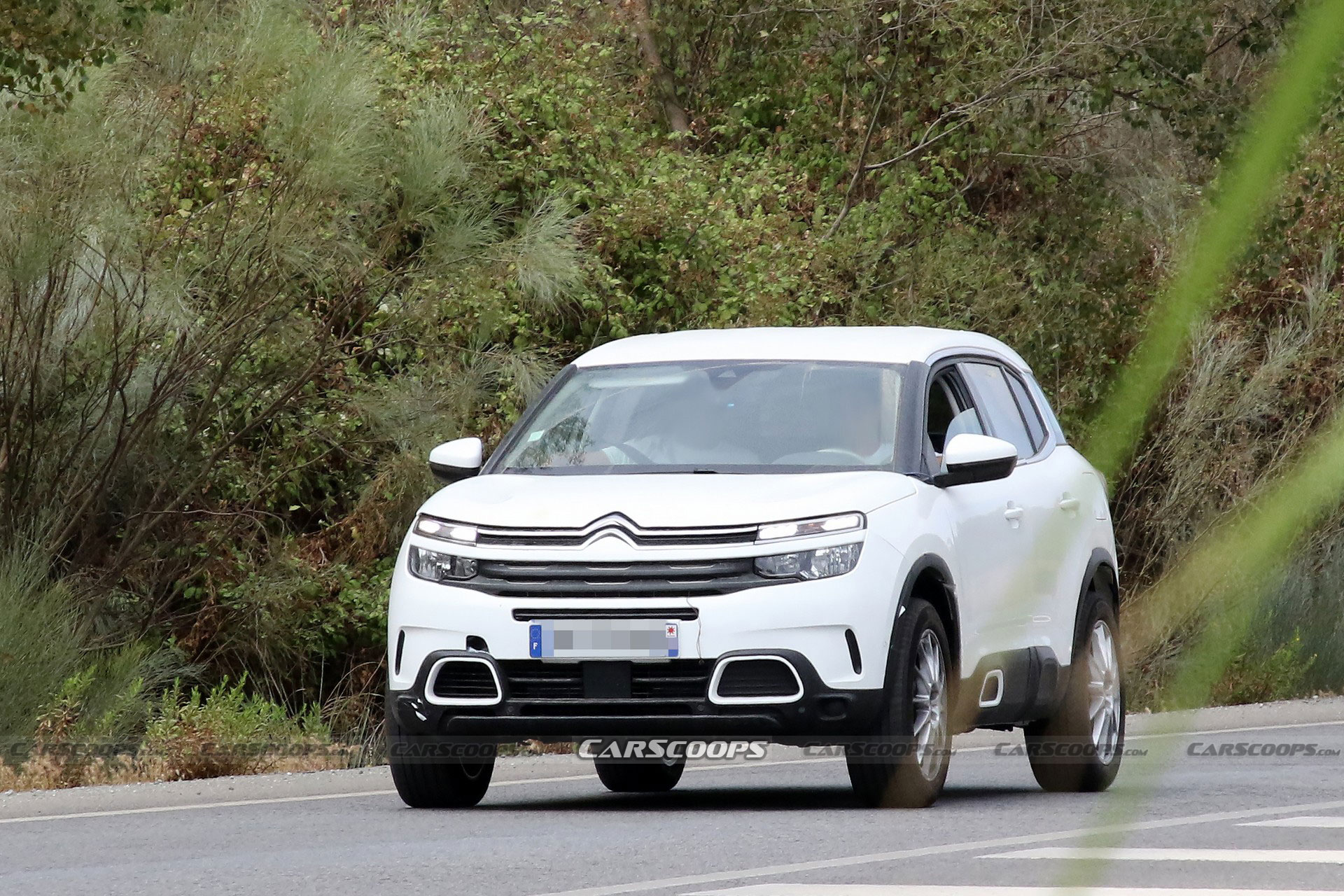 2023 Peugeot 3008 Mule Spied Cosplaying As A Citroen C5 Aircross