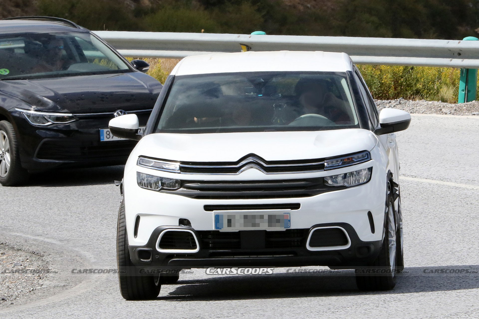 2023 Peugeot 3008 Mule Spied Cosplaying As A Citroen C5 Aircross