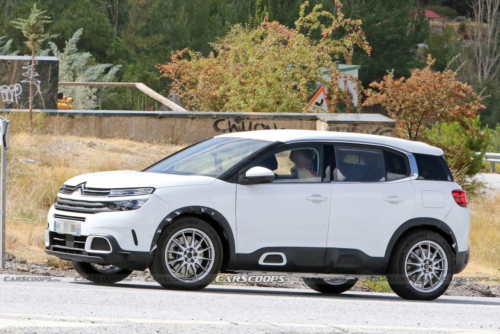 2023 Peugeot 3008 Mule Spied Cosplaying As A Citroen C5 Aircross