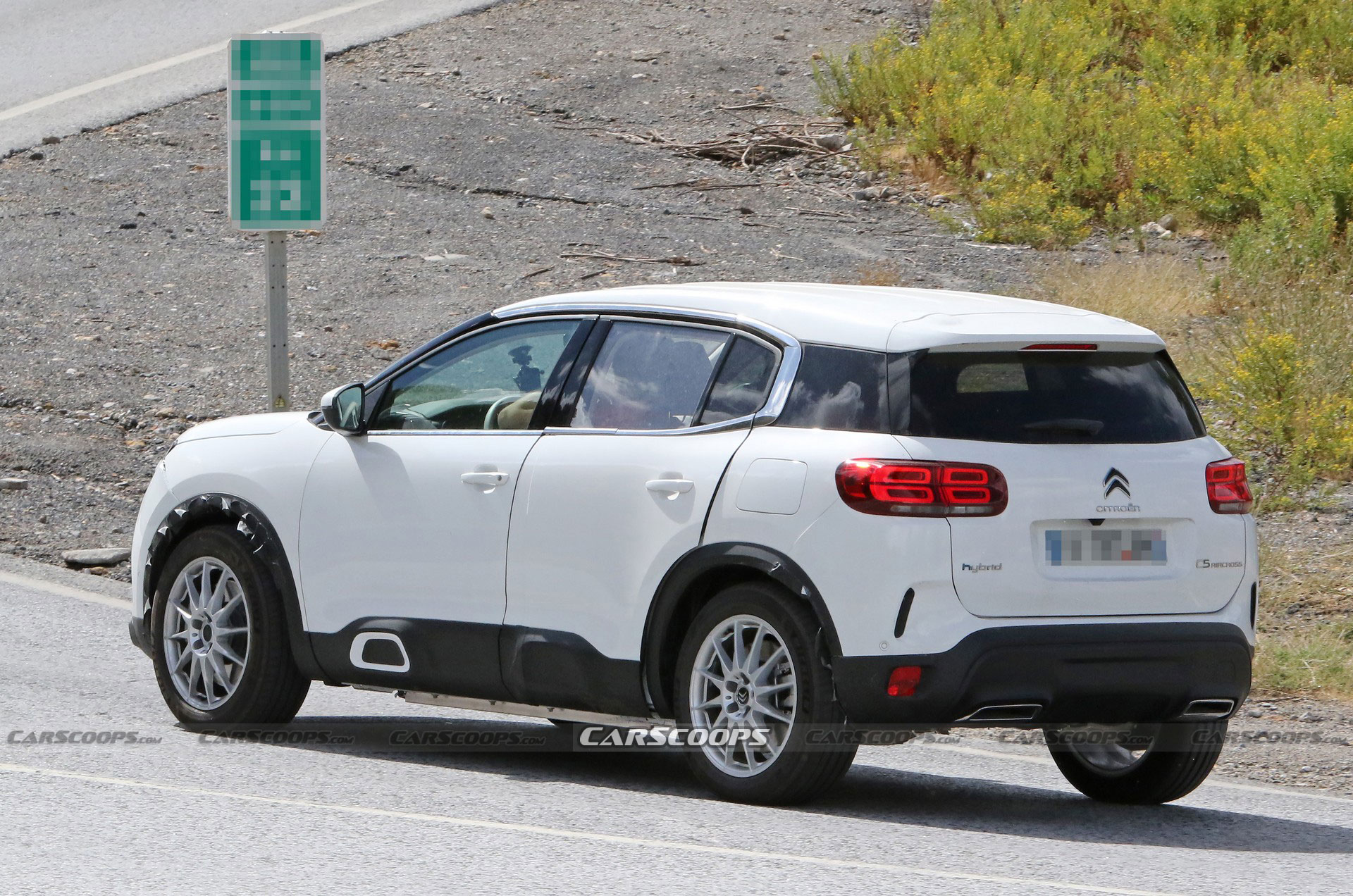 2023 Peugeot 3008 Mule Spied Cosplaying As A Citroen C5 Aircross